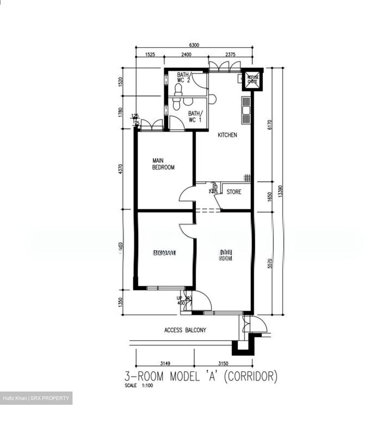 Blk 252 Bangkit Road (Bukit Panjang), HDB 3 Rooms #563942071